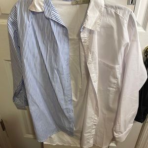 Women’s striped button down